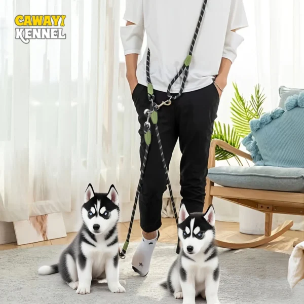 Hands-Free Dual Dog Leash